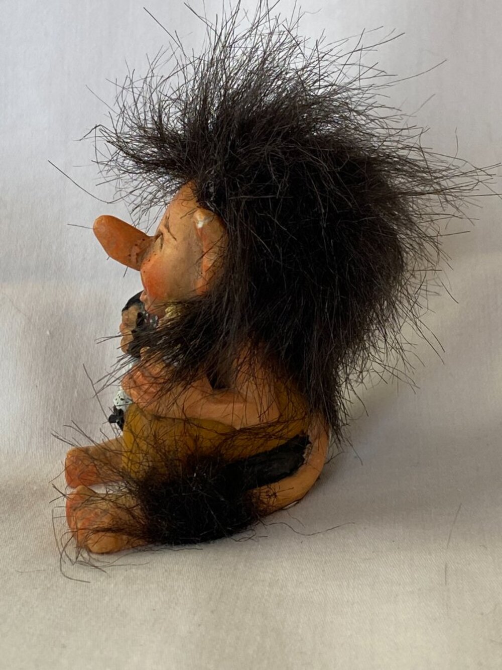 Vintage Candy Design Norway Troll figure with Pet People - 2 1/2" - Picture 2 of 6